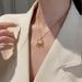 2021 New Xiangyun Ruyi Safety Lock Necklace For Women's Instagram Trendy Internet Celebrity, Light Luxury, Elegant And_ipsvogv.com