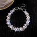 Lace Necklace For Women, Clavicle Chain, Unique Design, Internet Celebrity Necklace, Short Purple Crystal Choker,_ipsvogv.com