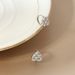 S925 sterling silver Love earrings INS light luxury fashion women's simple temperament fresh High sense ear buckle_ipsvogv.com