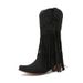 Women's Shoes tassel boots retro western cowboy boots 34 43 size retro women's shoes can be sent on behalf of_ipsvogv.com