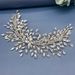 Bridal Headband Handmade Rhinestone Headband Super Shiny Wedding Party Performance Hair Crown Modeling Accessories_ipsvogv.com