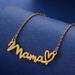Letter Choker Necklaces for Women Mother Mama Mom Grandma Daughter MAMA Love Necklace Stainless Steel Jewelry Birthday Gift_ipsvogv.com