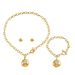 2024 New Style Women's Necklace Bracelet Set with Personalized Love and Diamond Setting Design, in Stock, Clavicle Chain_ipsvogv.com