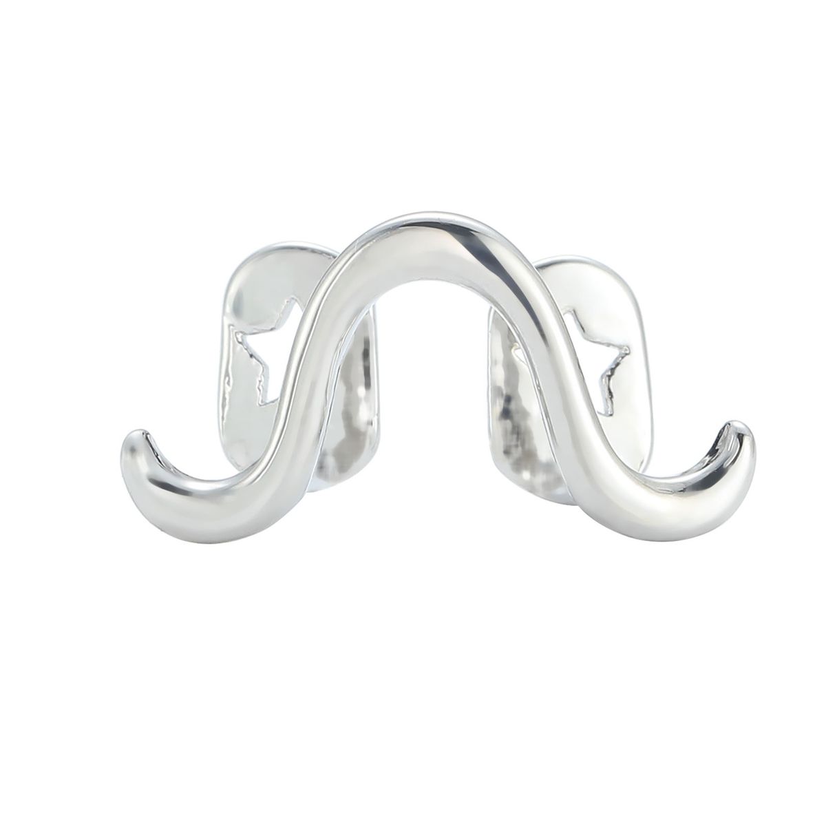 Body Jewelry Niche Design Twisted Wave Mobius Shape Smooth Zircon Single Braces Men And Women Accessories Meisa Tooth Decoration_ipsvogv.com