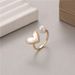 Ring, Female, Non Fading DIY Accessory, Open Pearl, Cool Breeze, Heart, Fish Tail, Bow, Ring, Holder, Mother Of Pearl_ipsvogv.com