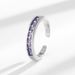 Live Streaming Simple Single Row Colored Zircon For Women In South Korea Fashion Versatile Personalized Foldable_ipsvogv.com