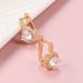 Women's Jewelry Fashion Design Zircon Earrings Temperament Rose Gold Small Earrings_ipsvogv.com