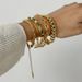 Stainless Zircon High End Niche Bracelet Gold Titanium Steel Plain Ring Hand Jewelry_ipsvogv.com