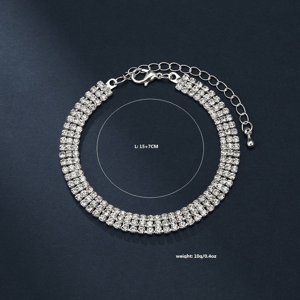 Fashion Light Luxury Temperament Clavicle Chain Autumn Winter Accessories Women's Sparkling Tassel Necklace Earrings_ipsvogv.com
