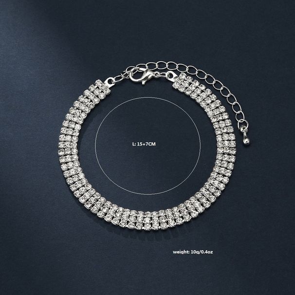 Fashion Light Luxury Temperament Clavicle Chain Autumn Winter Accessories Women's Sparkling Tassel Necklace Earrings_ipsvogv.com