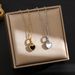 New Black and White Double sided Fritillaria Love Titanium Steel Necklace for Female Minority Design Sense Collar Chain_ipsvogv.com