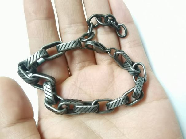 Men's twill necklace titanium steel does not fade street hip hop trend niche women's high end sense all match retro sweater necklace_ipsvogv.com