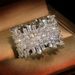 Irregular micro-inlaid with zircon ring European and American luxury women's jewelry ring_ipsvogv.com