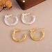 Cold Style Knotted Round Earrings Retro Design Temperament Earrings Niche High End Earrings_ipsvogv.com