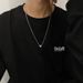 Titanium Steel Non Fading Hip-hop Pendant, Small Waist Necklace, Trendy Brand, High-end Niche Hoodie Chain Accessories,_ipsvogv.com