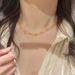 Korean New Style Gold Lace Edge Necklace For Women Fashion Sweet Exquisite Multi-layer Tassel Collarbone Chain High-end_ipsvogv.com
