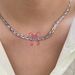 Fashionable Electroplated Titanium Steel Three-layer Braided Blade Chain Necklace_ipsvogv.com