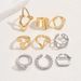 Women’s Jewelry Set Fashion Women's Open Adjustable Ring Personality Geometric Niche Design Ring Versatile Hand Jewelry_ipsvogv.com