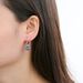 Simple Long Natural Topaz Earrings New Garnet S925 Sterling Silver Inlaid Colored Gemstone Earrings Fashion_ipsvogv.com