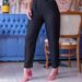 Women's fashion solid color round neck sleeveless high waist slim temperament jumpsuit_ipsvogv.com