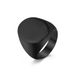 Simple large glossy seal titanium steel ring ring men's large personality cold style high end hand jewelry_ipsvogv.com