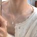S Pure Silver Oval Pearl Necklace, Women's Ins, High-end, Light Luxury Temperament, Niche Design, Simple And Versatile_ipsvogv.com