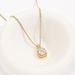 Square Zircon Geometry Light Luxury Style Jewelry Necklace Full Diamond Titanium Steel Accessories Women's_ipsvogv.com