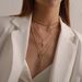 Queen head portrait pendant necklace for women Temperament multi layer rose necklace_ipsvogv.com