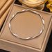Non Fading Mobius Ring Gold Niche Design, Simple Irregular Bracelet, Women's Casual Circle, Atmospheric_ipsvogv.com