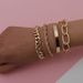 Jewelry Smooth C-shaped Mixed Fried Dough Twists Simple Thread Exaggerated O-shaped Chain Suit Bracelet_ipsvogv.com