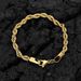 Men's Jewelry Hip Hop Titanium Steel Bracelet Multi-specification Stainless Steel Twist Chain Vacuum Color-preserving Electroplated Twisted Rope_ipsvogv.com