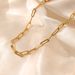 Gold Plated Titanium Steel Clavicle Necklace - Simple European & American Style Women's Chain_ipsvogv.com