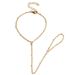 Stainless Beach Bracelet, Finger Chain Plated With Real Gold, Clip Bead Chain, 304 Titanium Steel Jewelry_ipsvogv.com