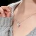 S Pure Silver Language Wish Necklace Ins Niche High-end Light Luxury Versatile Pentagonal Star Collarbone Chain_ipsvogv.com