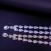 New Blue Water Drop Rhinestone Necklace INS Popular Diamond-encrusted Gemstone Necklace Luxury Necklace_ipsvogv.com