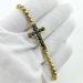 Men's And Women's 5MM Simple Cross Stainless Steel Bracelet With Diamonds Jewelry_ipsvogv.com