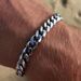 Men's Titanium Steel Six-Sided Polished Cuban Bracelet Simple Personality Jewelry Trendy Cool Accessories_ipsvogv.com