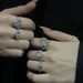 Sweet And Cool Pink Heart Full Diamond Zircon Butterfly Open Candy Light Luxury Niche Design High Sense Finger Ring_ipsvogv.com