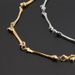 Titanium Steel Punk Bone Necklace, Female Niche Personality, Hip-hop Collarbone Chain, Antique Accessory_ipsvogv.com
