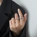 Rotating Roman Numerals, Cuban Chain, Titanium Steel Ring, Female Ins, Personalized Jewelry, Hip-hop Couple, Index_ipsvogv.com