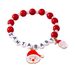 Beaded Santa Claus Christmas Tree Reindeer Fun Bracelet Jewelry Accessories_ipsvogv.com