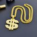Wholesale Men's Euro Alphabet Punk Exaggerated Gold Silver Foreign Trade Jewelry Pendants, Necklaces, Hip Hop_ipsvogv.com