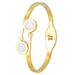 Zircon Inlaid Shell Titanium Steel Bracelet Niche Light Luxury Buckle Bracelet Versatile Fashion Female Bracelet Does Not Fade_ipsvogv.com
