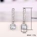 Cao Shi's Simple Design Sense Single Diamond Ear Buckle Youth Style Earrings for Women Korean Edition Fresh and Cute Female Earrings_ipsvogv.com