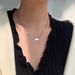 Double layer stacked Necklace ins cool wind Necklace simple Sterling Silver Necklace 2021 new female clavicle chain_ipsvogv.com