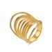 Simple personality exaggerated French titanium steel gold ring ring ladies high end fashion wear accessories_ipsvogv.com