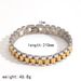 Ins Style Strap Design Titanium Men's Trendy Fashion Watch Chain Stainless Steel Bracelet Wristband_ipsvogv.com