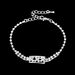 Cross Mirror Bridal Jewelry Set - Crystal Rhinestone Necklace, Earrings & Bracelet For Wedding_ipsvogv.com