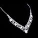 Ladies' Jewelry COPPER GLOW - Zircon Bridal Jewelry Set (Necklace & Earrings, Wedding Banquet Accessories)_ipsvogv.com