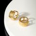 Earrings Sterling Silver Rhombic Car Flower Earrings Light Luxury Autumn and Winter Niche Ins Style Earrings Women's High-end Jewelry_ipsvogv.com